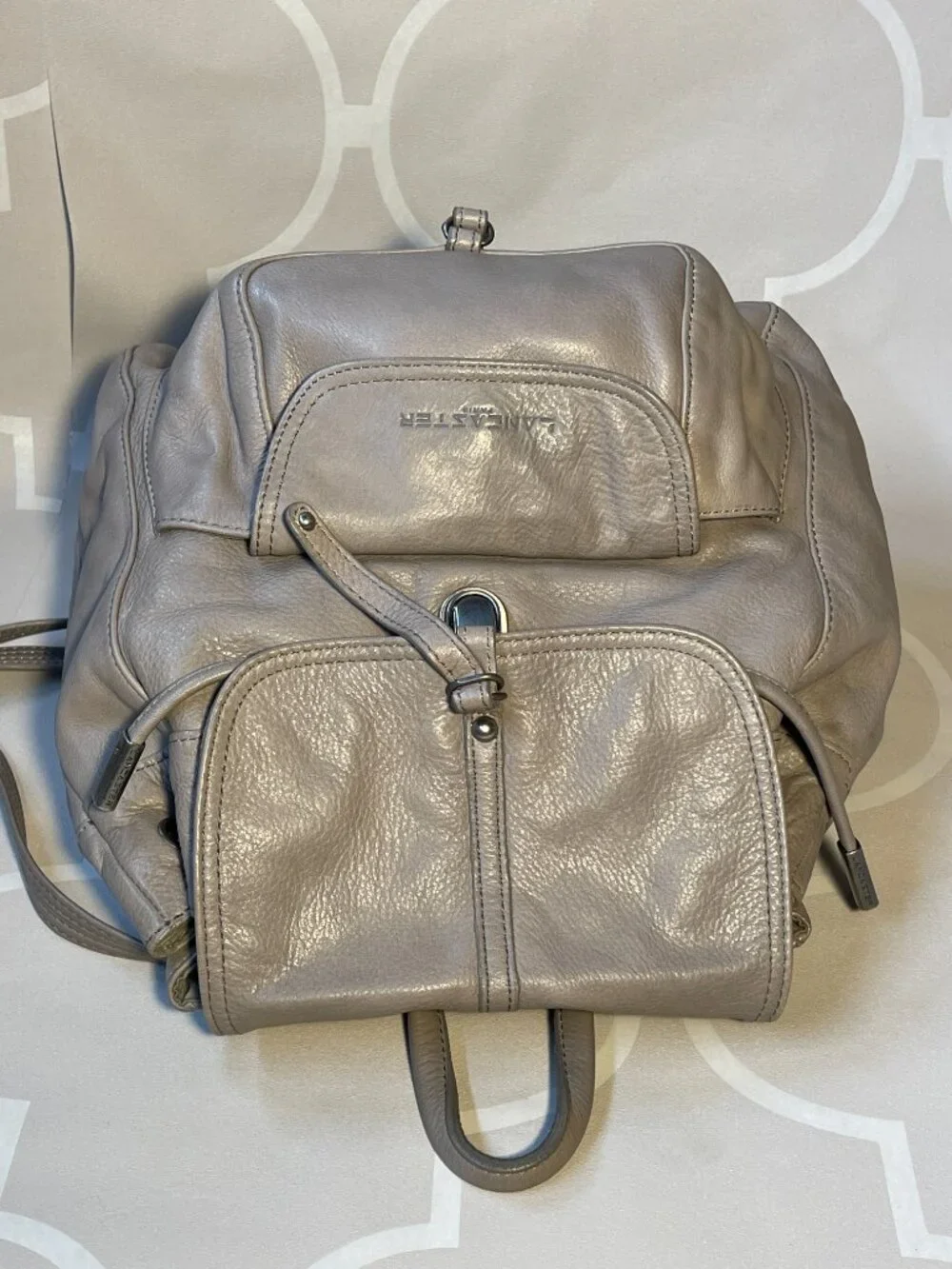 Lancaster Paris Leather Backpack | Made in France | Genuine Leather